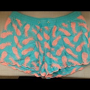 Blue & Orange Lily Pulitzer shorts